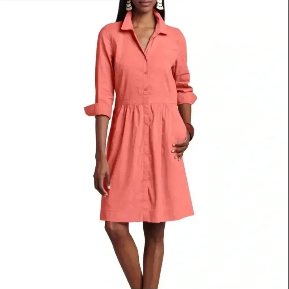 NWT Eileen Fisher Organic Linen Dress